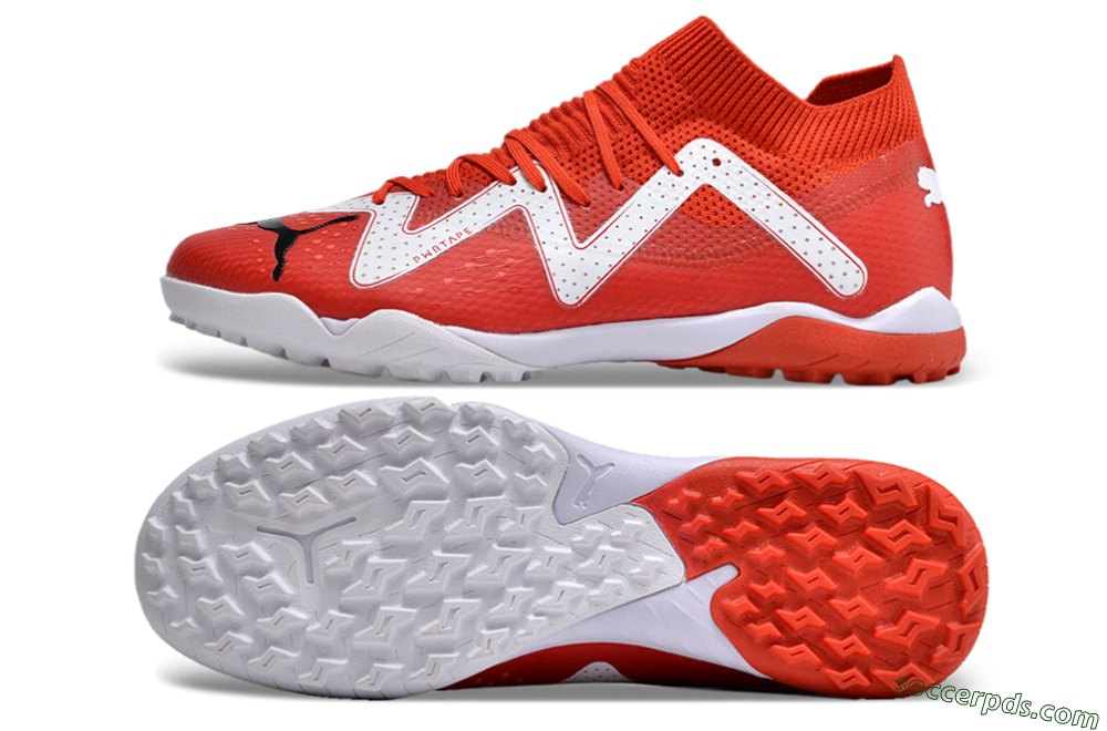 Puma Future Ultimate TF Low-Tops Football Shoes - Red/White/Black 0