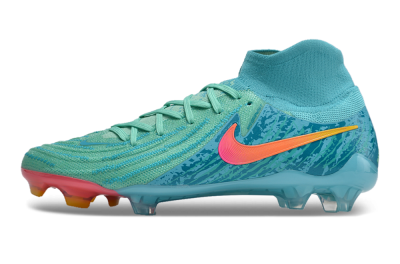 Nike Phantom Luna 2 Elite Vortex LV8 FG High-Tops Football Boots - Green/Orange/Black