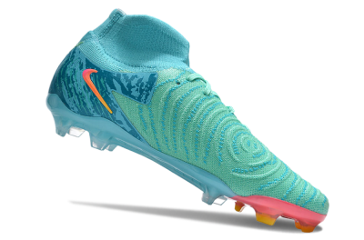 Nike Phantom Luna 2 Elite Vortex LV8 FG High-Tops Football Boots - Green/Orange/Black
