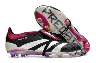 Adidas Predator Accuracy+ FG Low-Tops Football Boots - Black/White/Purple