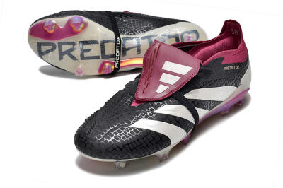 Adidas Predator Accuracy+ FG Low-Tops Football Boots - Black/White/Purple