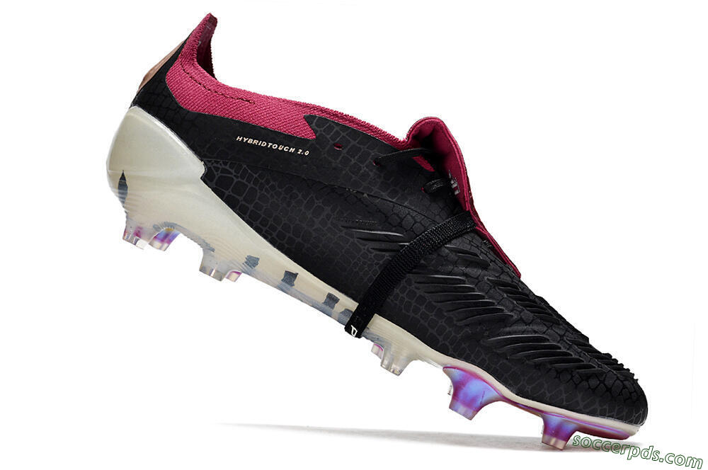 Adidas Predator Accuracy+ FG Low-Tops Football Boots - Black/White/Purple 4