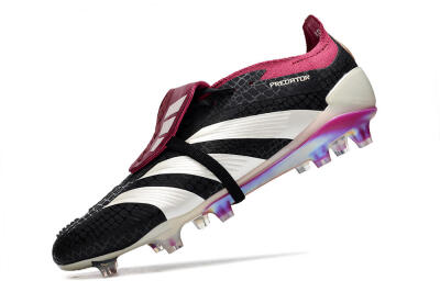 Adidas Predator Accuracy+ FG Low-Tops Football Boots - Black/White/Purple