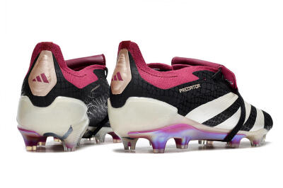 Adidas Predator Accuracy+ FG Low-Tops Football Boots - Black/White/Purple