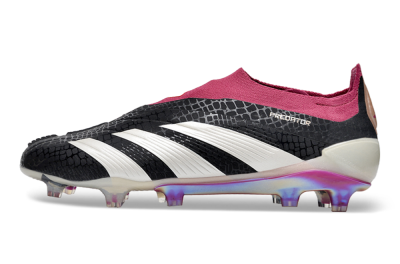 Adidas Predator Accuracy+ FG Low-Tops Football Boots - Black/White/Pink