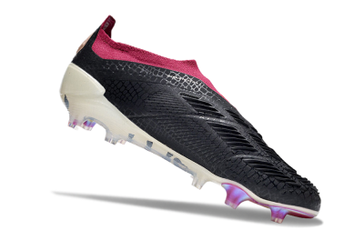 Adidas Predator Accuracy+ FG Low-Tops Football Boots - Black/White/Pink