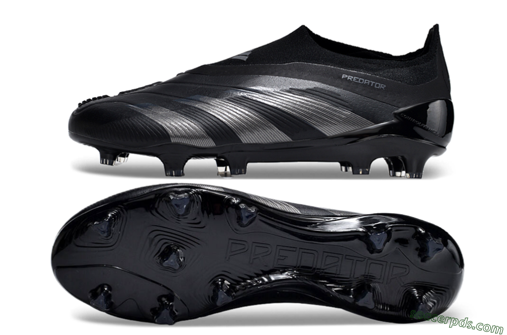 Adidas Predator Accuracy+ FG Low-Tops Football Boots - Black/Dark Blue 0