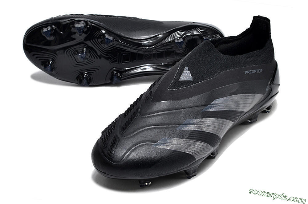 Adidas Predator Accuracy+ FG Low-Tops Football Boots - Black/Dark Blue 3