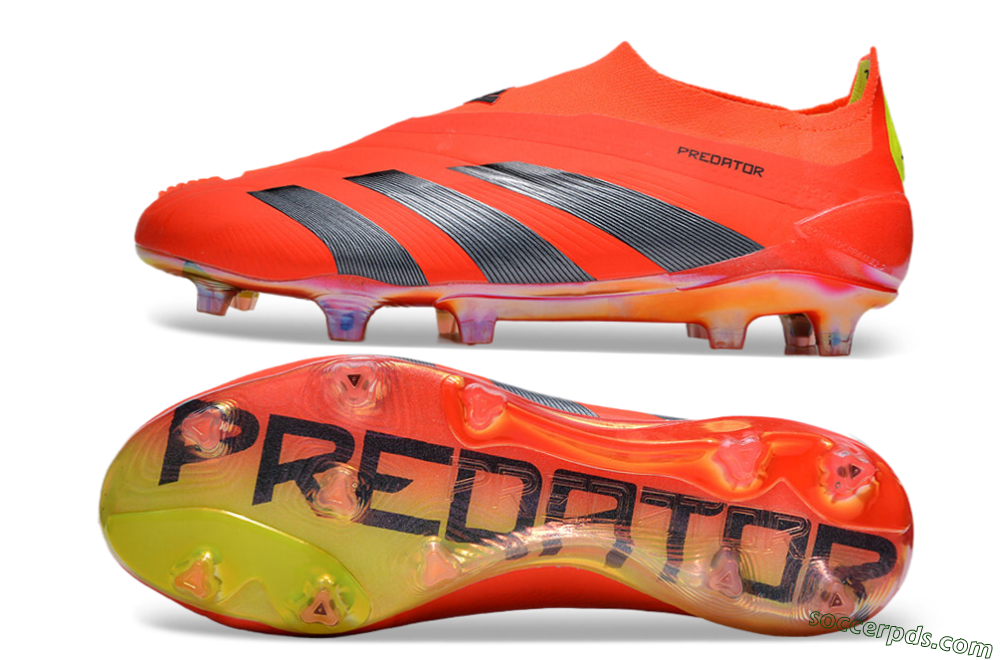 Adidas Predator Accuracy+ FG Low-Tops Football Boots - Red/Black/Blue 0