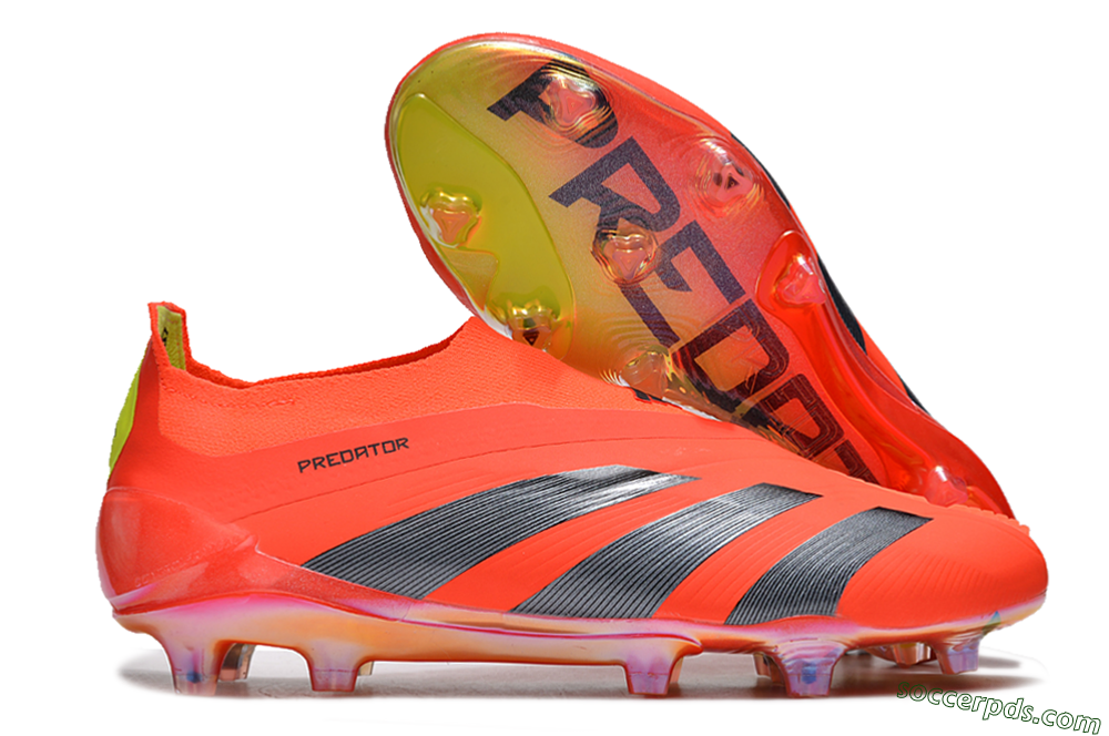 Adidas Predator Accuracy+ FG Low-Tops Football Boots - Red/Black/Blue 1
