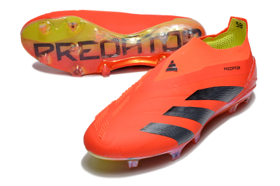 Adidas Predator Accuracy+ FG Low-Tops Football Boots - Red/Black/Blue