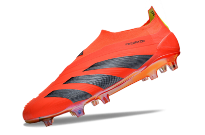 Adidas Predator Accuracy+ FG Low-Tops Football Boots - Red/Black/Blue