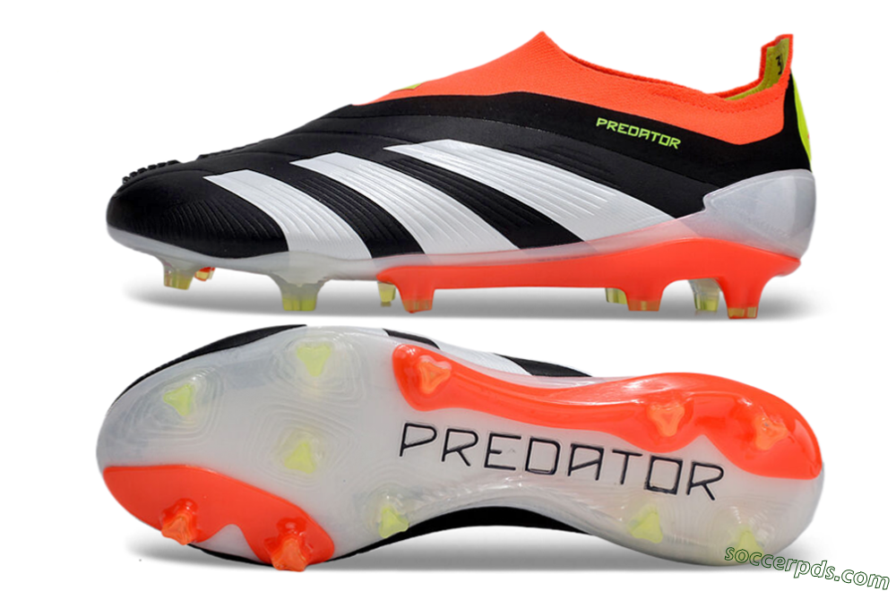Adidas Predator Accuracy+ FG Low-Tops Football Boots - Black/White/Red 0