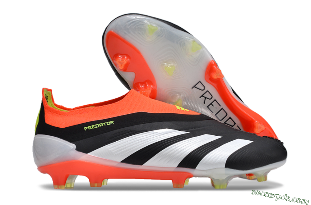 Adidas Predator Accuracy+ FG Low-Tops Football Boots - Black/White/Red 1