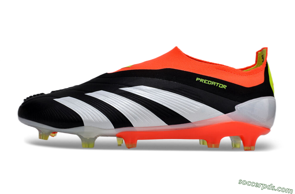 Adidas Predator Accuracy+ FG Low-Tops Football Boots - Black/White/Red 2