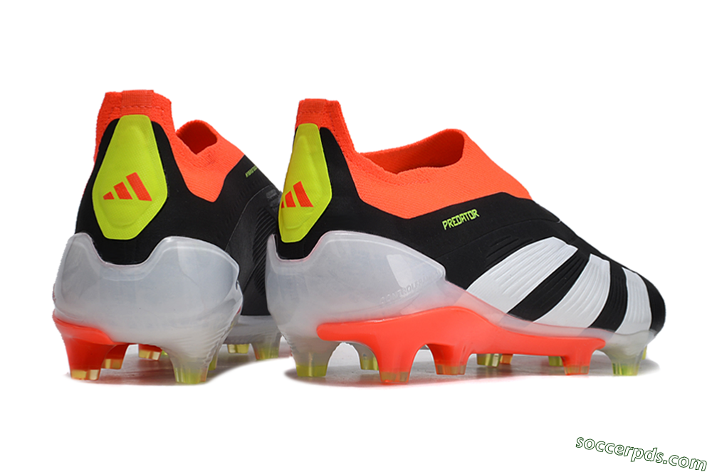 Adidas Predator Accuracy+ FG Low-Tops Football Boots - Black/White/Red 6