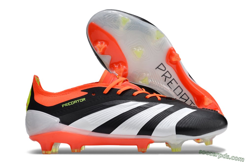 Adidas Predator Accuracy.1 FG Low-Tops Football Boots - Black/White/Red 1