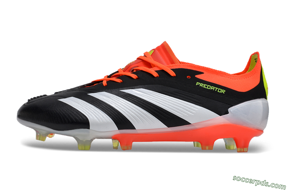 Adidas Predator Accuracy.1 FG Low-Tops Football Boots - Black/White/Red 2