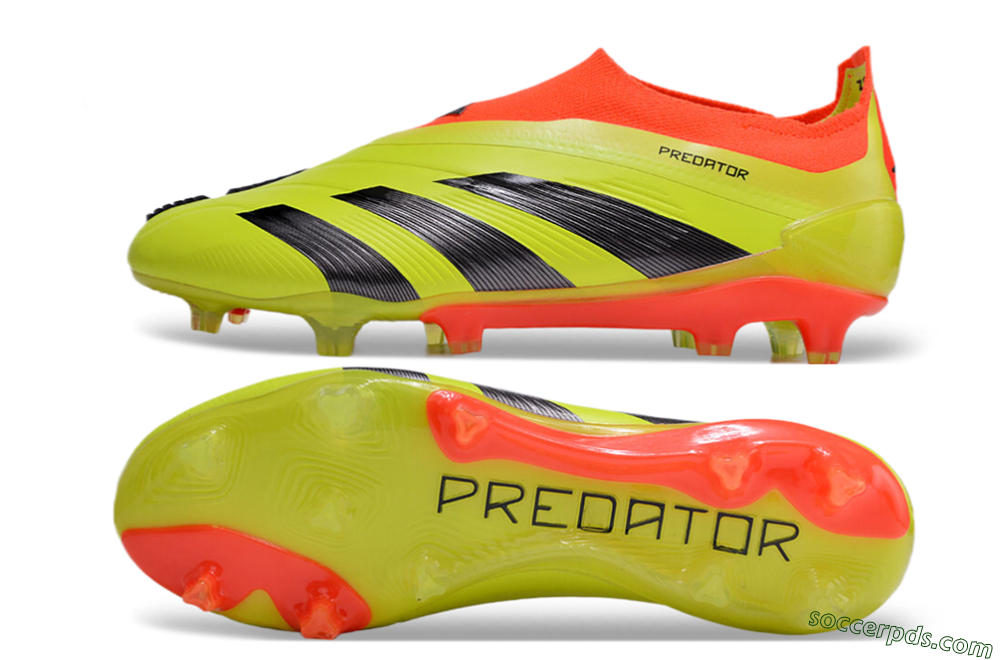 Adidas Predator Accuracy+ FG Low-Tops Football Boots - Yellow/Black/Red 0