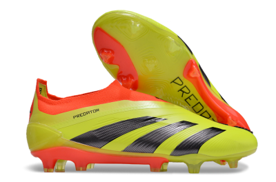 Adidas Predator Accuracy+ FG Low-Tops Football Boots - Yellow/Black/Red