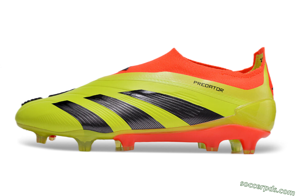 Adidas Predator Accuracy+ FG Low-Tops Football Boots - Yellow/Black/Red 2
