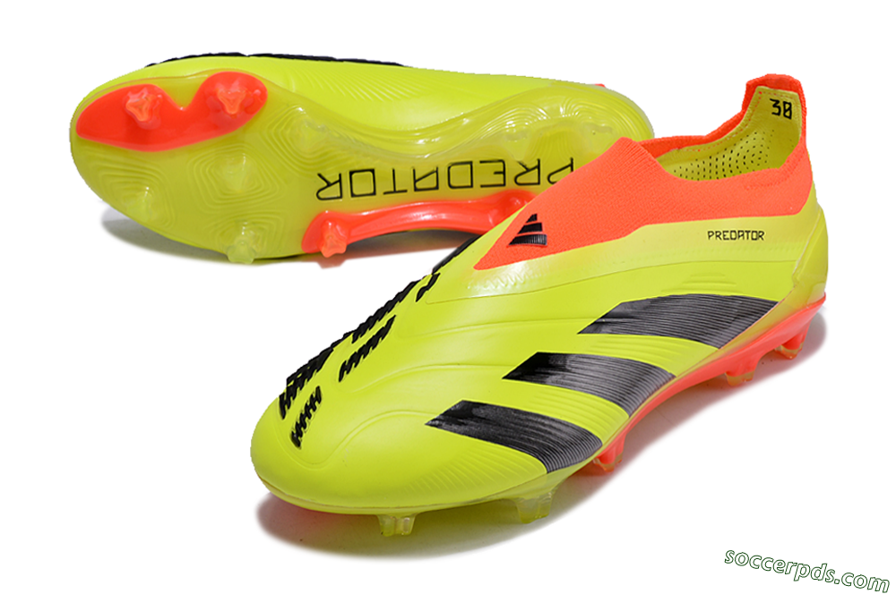 Adidas Predator Accuracy+ FG Low-Tops Football Boots - Yellow/Black/Red 3