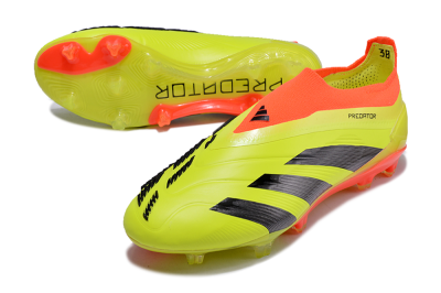 Adidas Predator Accuracy+ FG Low-Tops Football Boots - Yellow/Black/Red