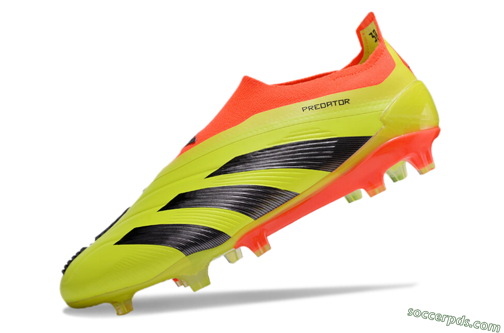 Adidas Predator Accuracy+ FG Low-Tops Football Boots - Yellow/Black/Red 5