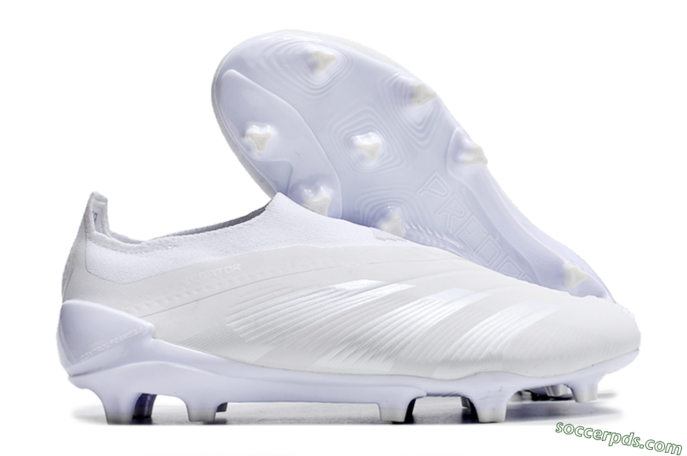 Adidas Predator Accuracy+ FG Low-Tops Football Boots - White/White 1