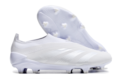 Adidas Predator Accuracy+ FG Low-Tops Football Boots - White/White