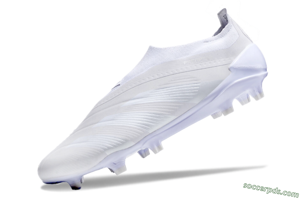 Adidas Predator Accuracy+ FG Low-Tops Football Boots - White/White 5