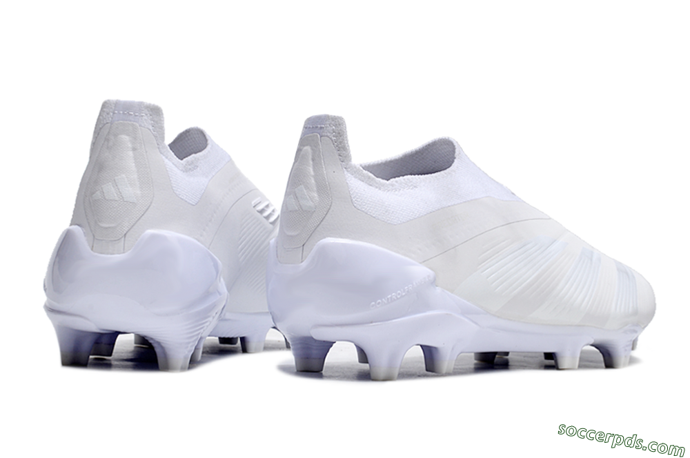 Adidas Predator Accuracy+ FG Low-Tops Football Boots - White/White 6