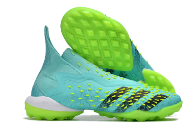 Adidas Predator Freak+ TF High-Tops Football Shoes - Blue/Black/Yellow