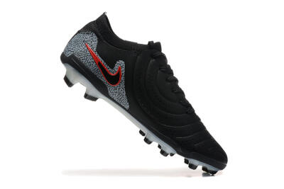 Nike Tiempo Legend 10 Elite FG Low-Tops Football Boots - Black/Red/Grey