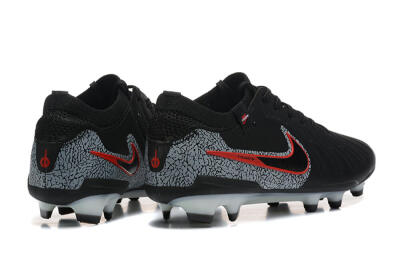 Nike Tiempo Legend 10 Elite FG Low-Tops Football Boots - Black/Red/Grey