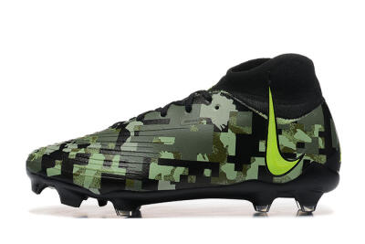 Nike Phantom Luna Elite NU FG High-Tops Football Boots - Black/Camo/Yellow