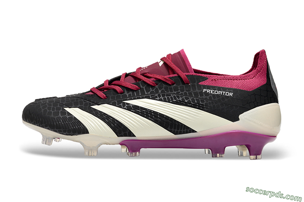 Adidas Predator Accuracy.1 FG Low-Tops Football Boots - Black/White/Purple 2