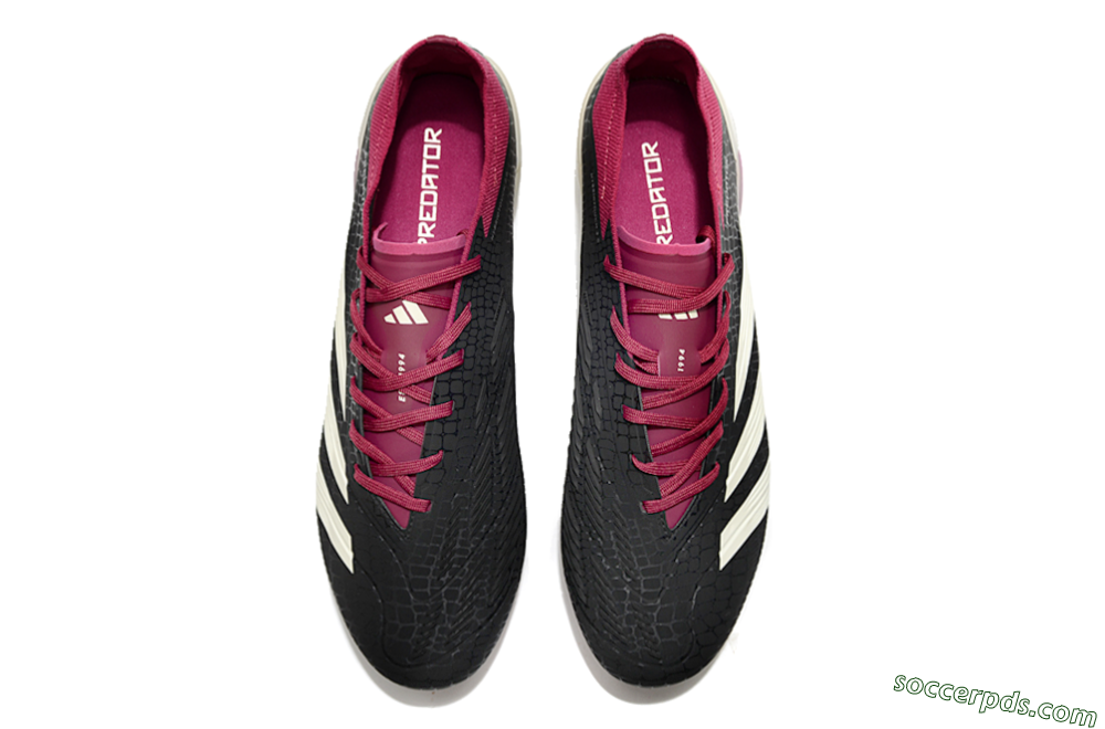 Adidas Predator Accuracy.1 FG Low-Tops Football Boots - Black/White/Purple 4