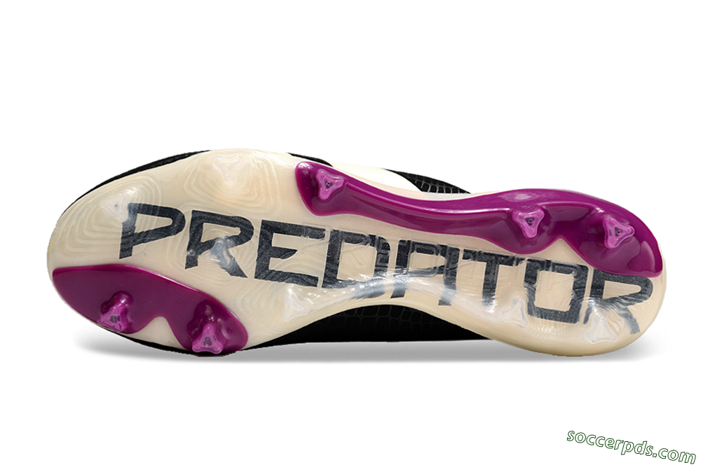 Adidas Predator Accuracy.1 FG Low-Tops Football Boots - Black/White/Purple 6
