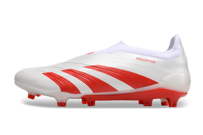 Adidas Predator Accuracy+ FG Low-Tops Football Boots - Beige/White/Red