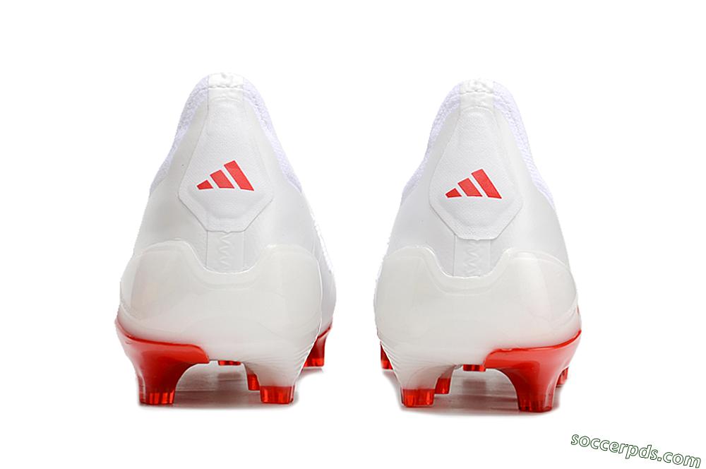 Adidas Predator Accuracy+ FG Low-Tops Football Boots - Beige/White/Red 5