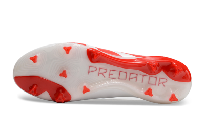 Adidas Predator Accuracy+ FG Low-Tops Football Boots - Beige/White/Red