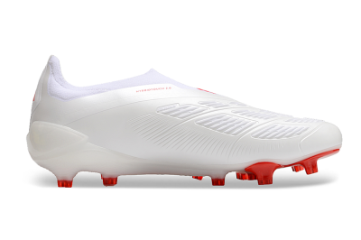 Adidas Predator Accuracy+ FG Low-Tops Football Boots - Beige/White/Red