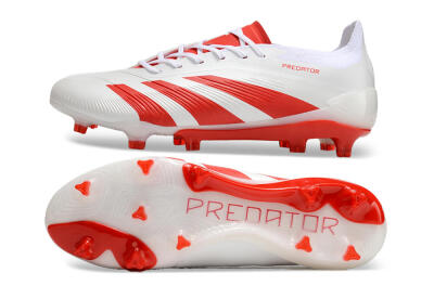 Adidas Predator Accuracy.1 FG Low-Tops Football Boots - Beige/White/Red