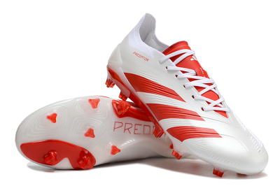 Adidas Predator Accuracy.1 FG Low-Tops Football Boots - Beige/White/Red