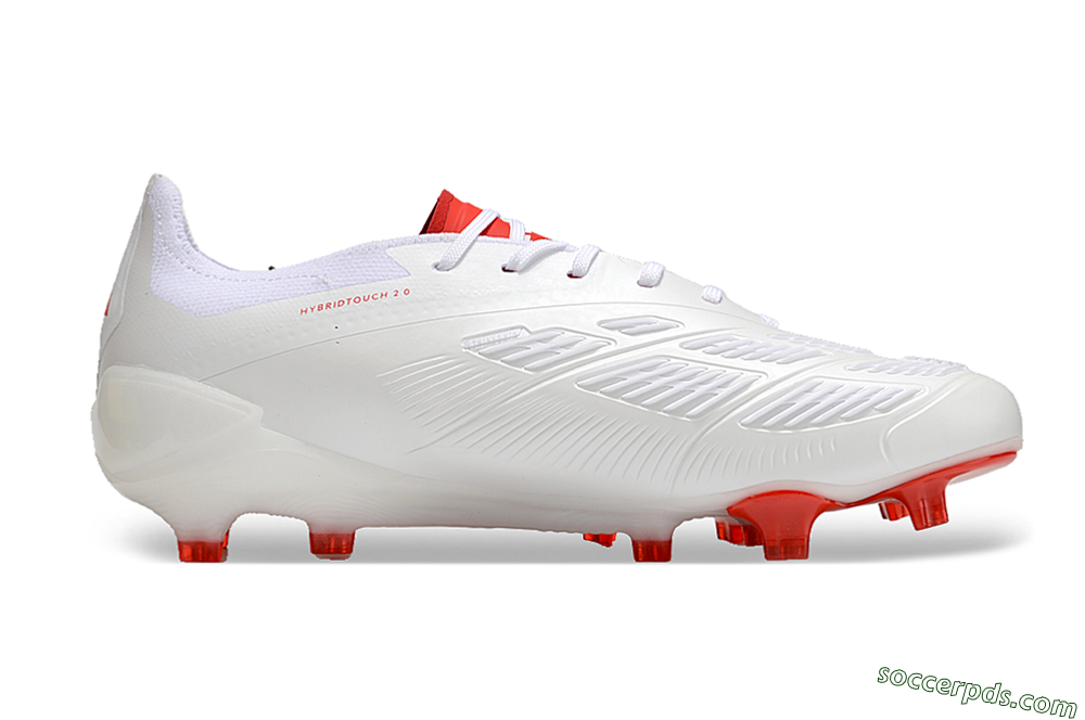 Adidas Predator Accuracy.1 FG Low-Tops Football Boots - Beige/White/Red 7