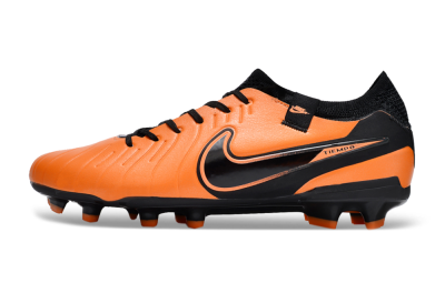 Nike Tiempo Legend 10 Elite FG Low-Tops Football Boots - Orange/Black