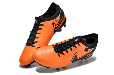 Nike Tiempo Legend 10 Elite FG Low-Tops Football Boots - Orange/Black