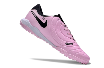 Nike Tiempo Legend 10 Pro TF Low-Tops Football Shoes - Pink/Black/White