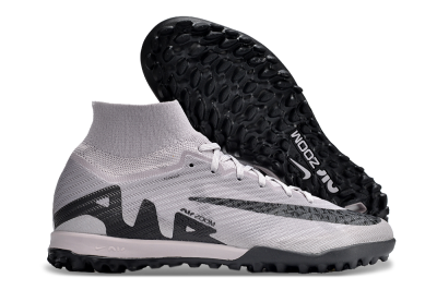 Nike Air Zoom Mercurial Superfly 9 Elite TF High-Tops Football Shoes - Grey/Purple/Black